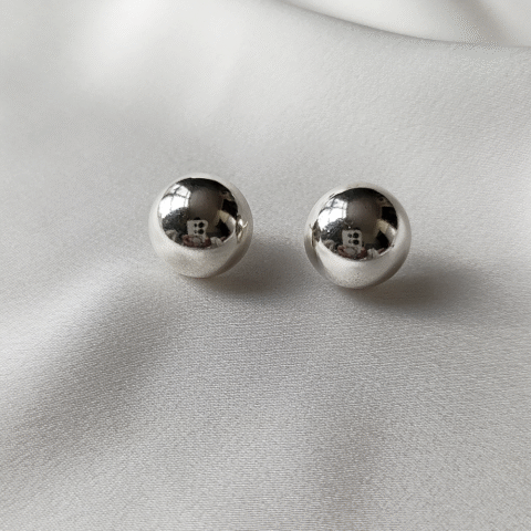 Pendientes Media Bola