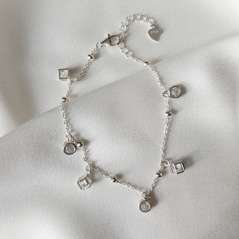Pulsera Cubos Brillantes 